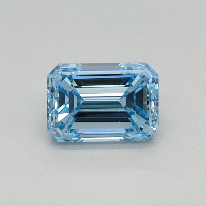 0.32 Ct. Fancy Intense Blue Emerald Lab Grown Diamond