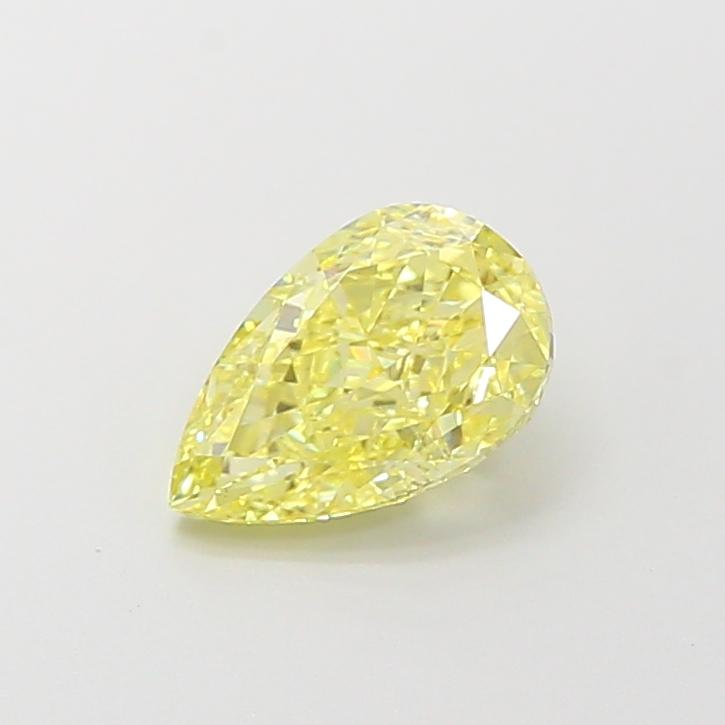 1.37 Ct. Fancy Intense Yellow Pear Lab Grown Diamond