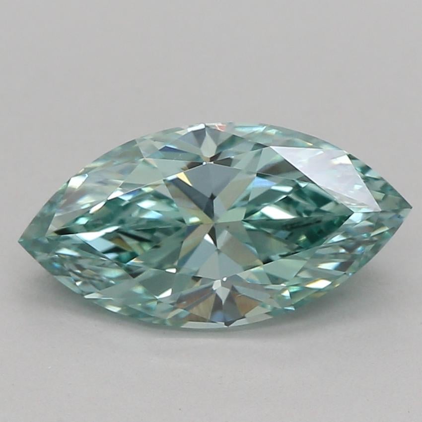 1.01 Ct. Fancy Vivid Green Marquise Lab Grown Diamond