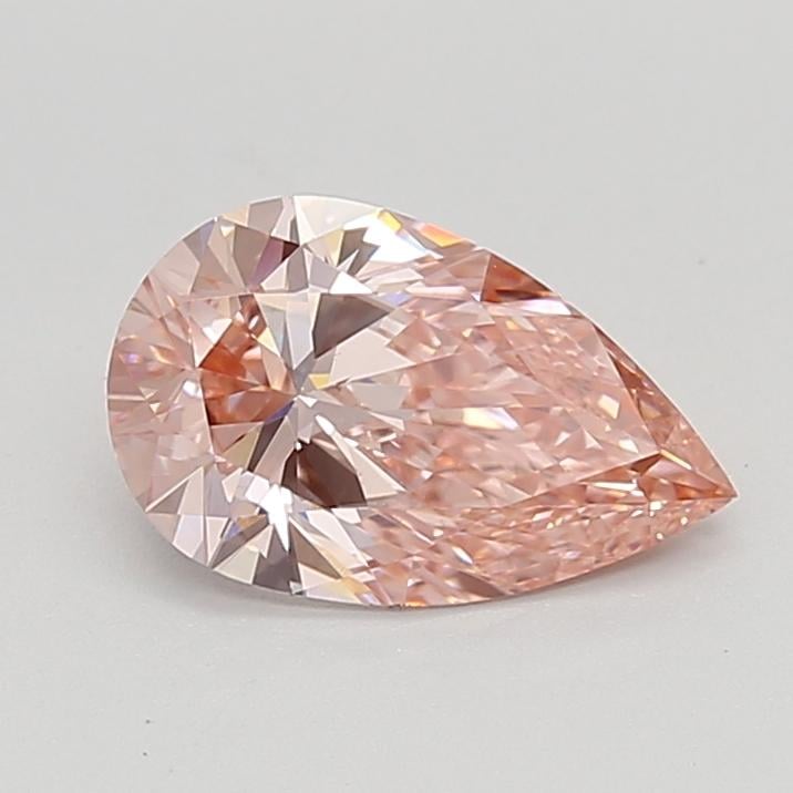 1.66 Ct. Fancy Vivid  Pink Pear Lab Grown Diamond