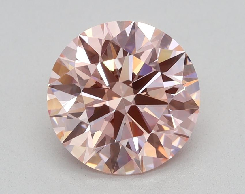 1.37 Ct. Fancy Intense Pink Round Lab Grown Diamond
