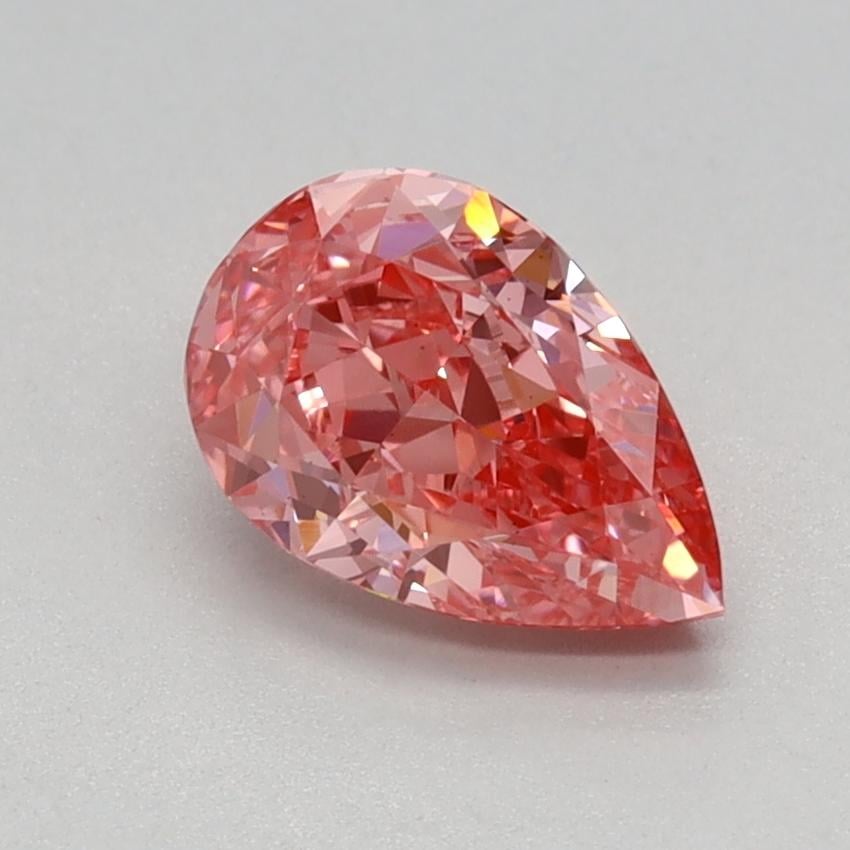 0.86 Ct. Fancy Vivid Pink Pear Lab Grown Diamond