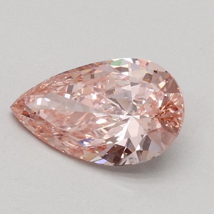 0.50 Ct. Fancy Intense Pink Pear Lab Grown Diamond