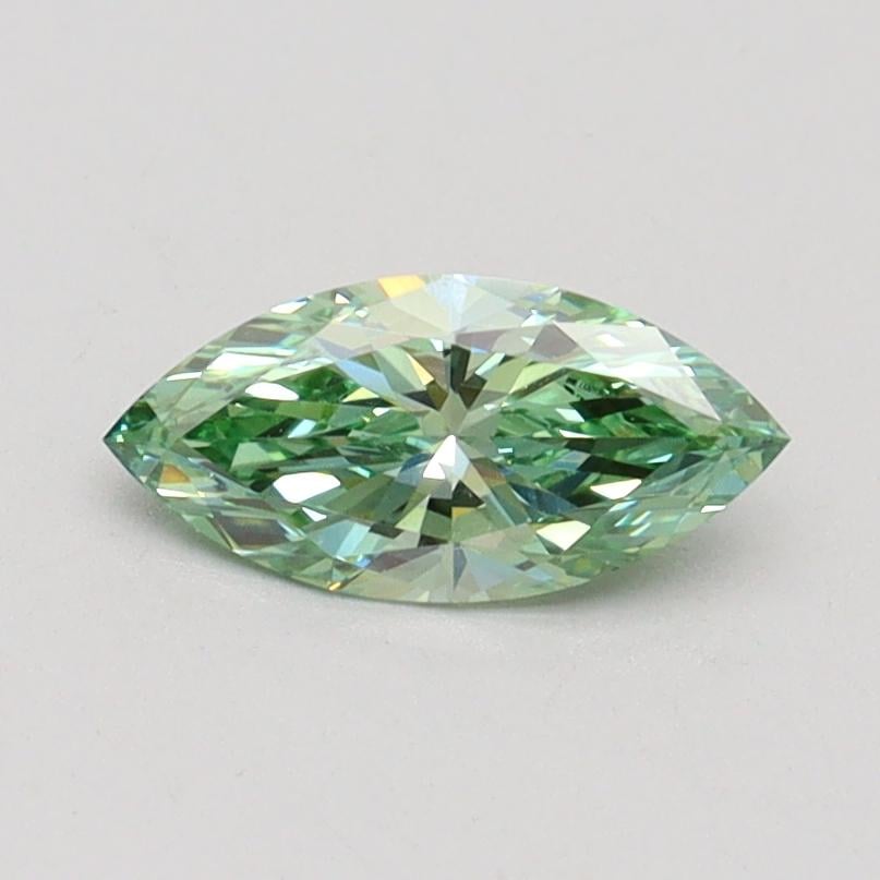 0.50 Ct. Fancy Vivid Pacific Green Marquise Lab Grown Diamond