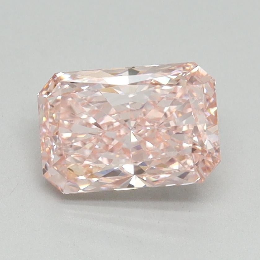 1.39 Ct. Fancy Vivid Pink Radiant Lab Grown Diamond