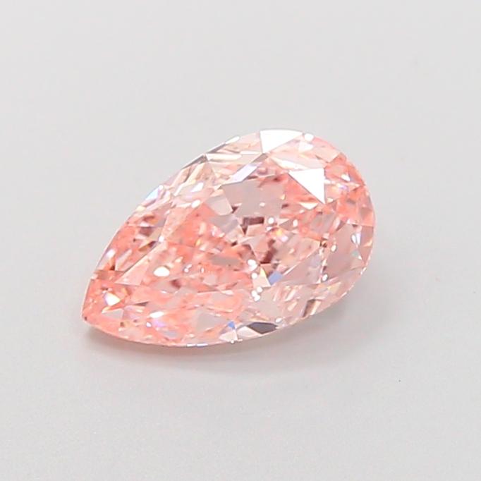 1.42 Ct. Fancy Intense Pink Pear Lab Grown Diamond