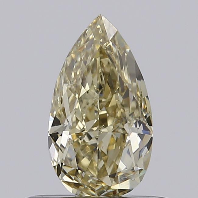 0.56 Ct. Light Yellow Pear Lab Grown Diamond