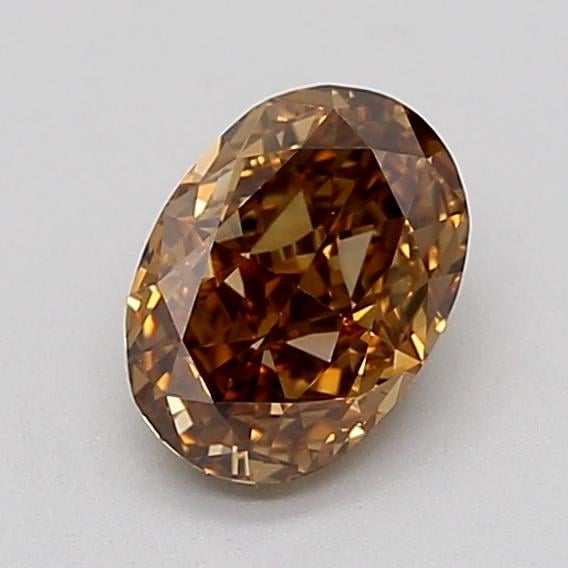 1.09 Ct. Fancy  Brown Oval Lab Grown Diamond