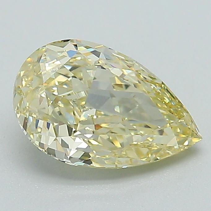 1.33 Ct. Fancy Intense Yellow Pear Lab Grown Diamond