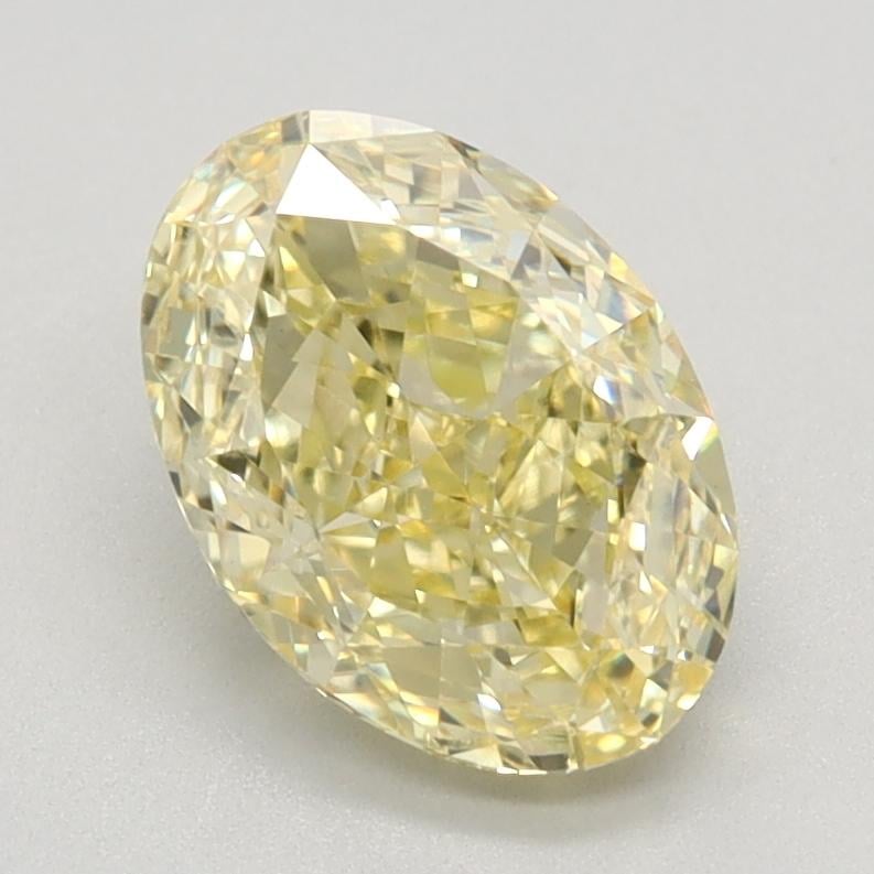 1.52 Ct. Fancy Intense Yellow Oval Lab Grown Diamond