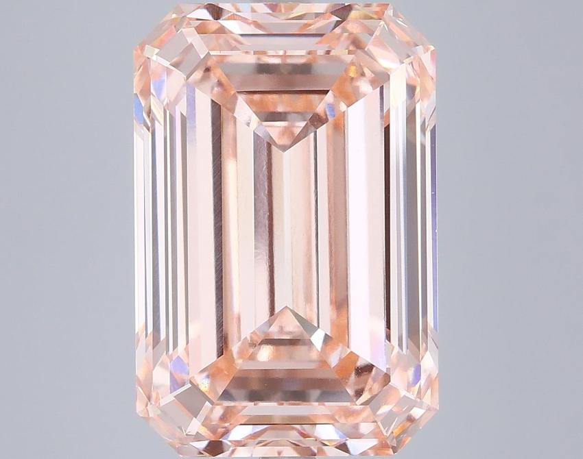 9.07 Ct. Fancy Intense Pink Emerald Lab Grown Diamond