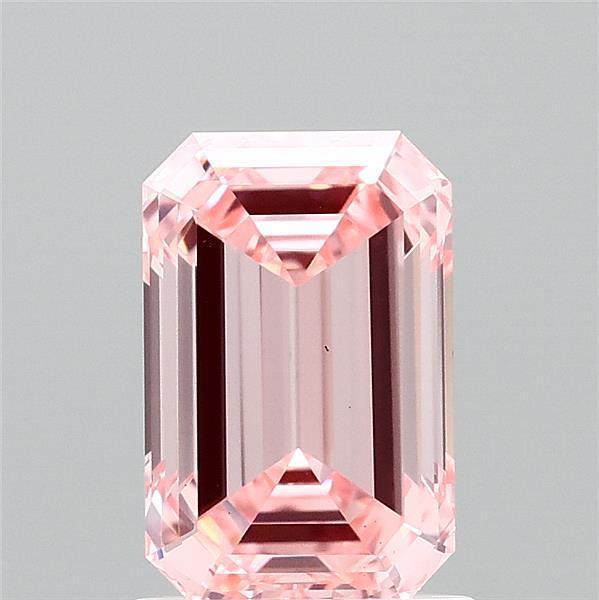 1.51 Ct. Fancy Vivid Pink Emerald Lab Grown Diamond