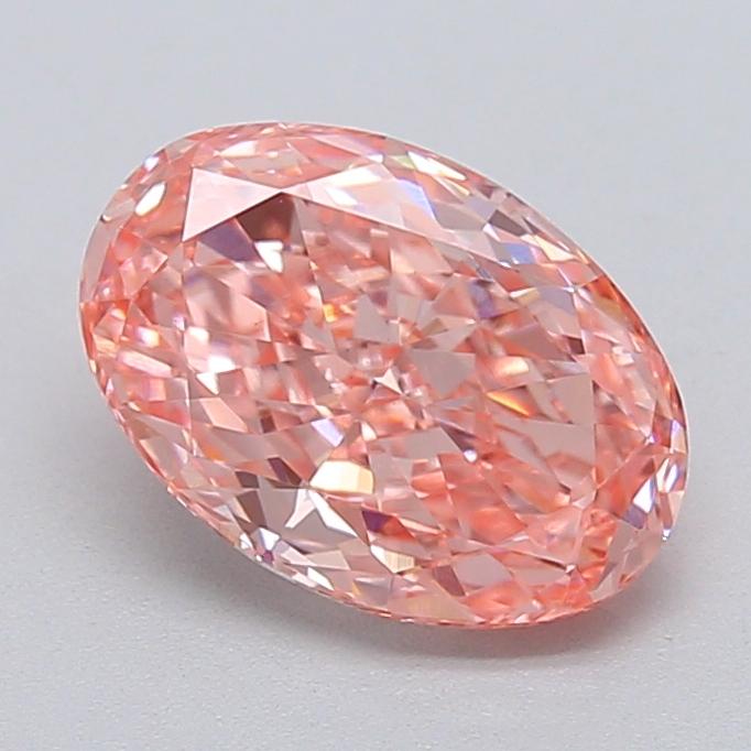 1.60 Ct. Fancy Vivid  Pink Oval Lab Grown Diamond