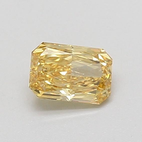 0.51 Ct. Fancy Vivid Yellow Radiant Lab Grown Diamond