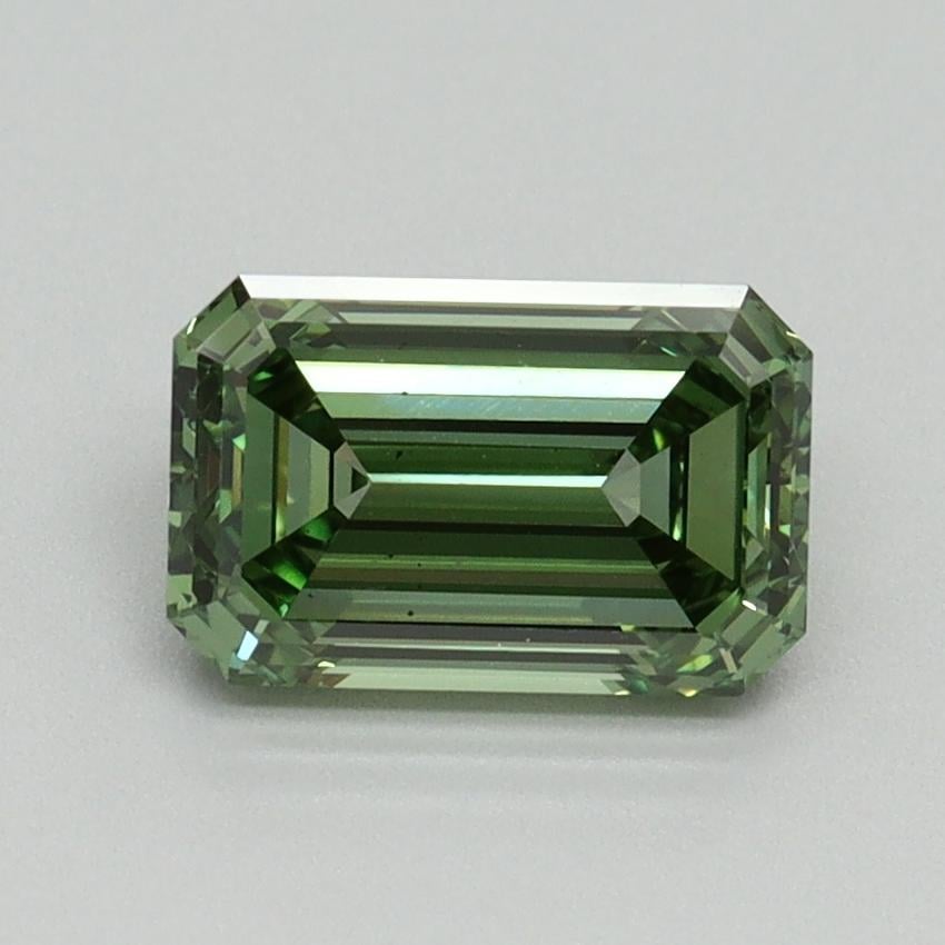 1.51 Ct. Fancy Vivid Pacific Green Emerald Lab Grown Diamond