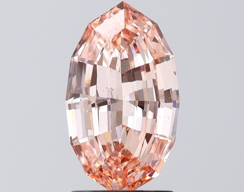 2.03 Ct. Fancy Intense Pink Oval Lab Grown Diamond