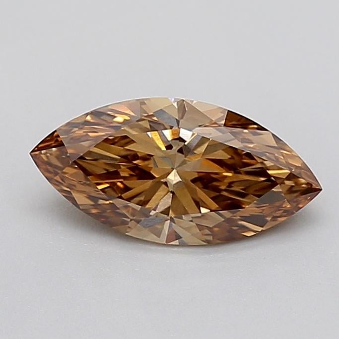 1.05 Ct. Fancy Light  Brown Marquise Lab Grown Diamond