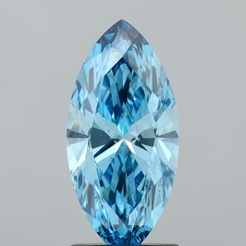 1.25 Ct. Fancy Vivid Blue Marquise Lab Grown Diamond