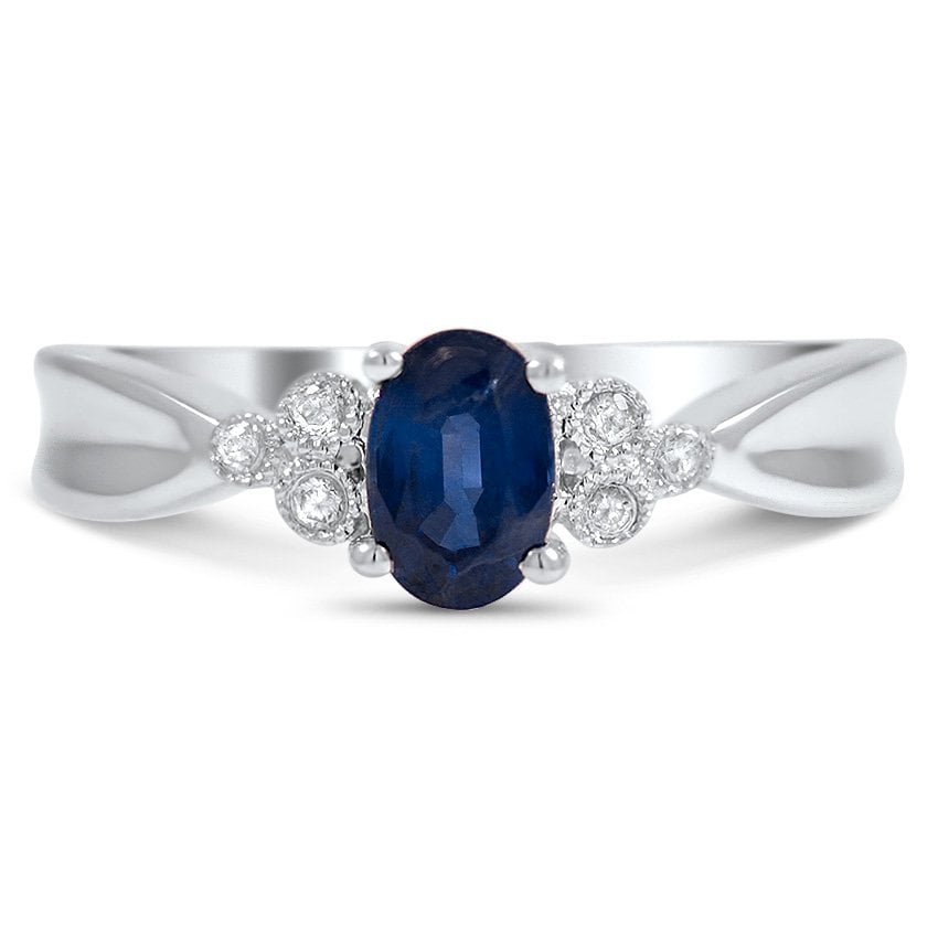 Modern Sapphire Vintage Ring