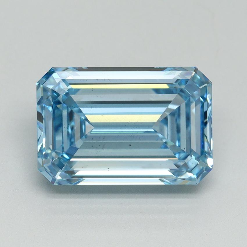 5.02 Ct. Fancy Intense Blue Emerald Lab Grown Diamond