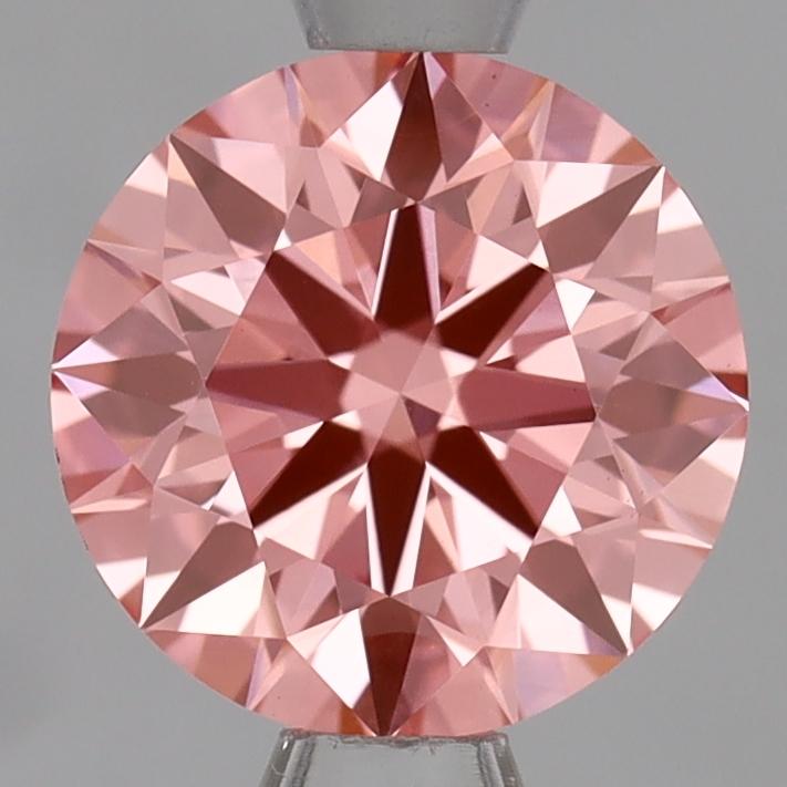 1.07 Ct. Fancy Vivid Pink Round Lab Grown Diamond