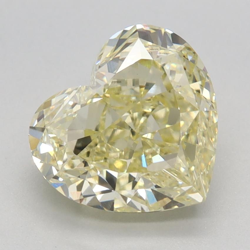 2.52 Ct. Fancy Yellow Heart Lab Grown Diamond