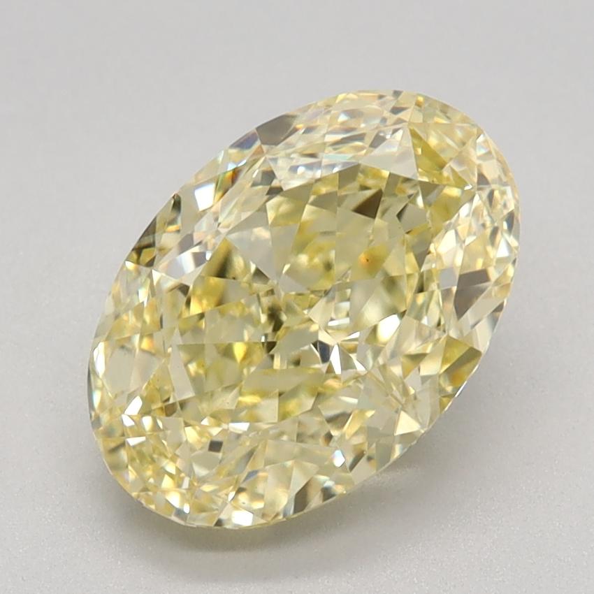 2.11 Ct. Fancy Intense Yellow Oval Lab Grown Diamond
