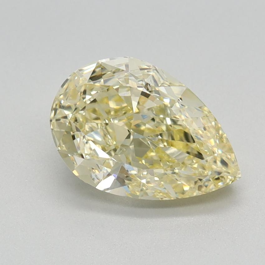 1.41 Ct. Fancy Intense Yellow Pear Lab Grown Diamond