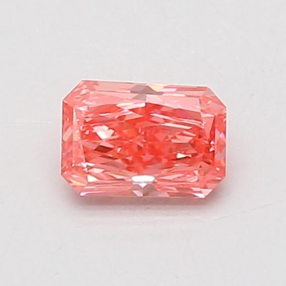 0.56 Ct. Fancy Vivid Pink Radiant Lab Grown Diamond