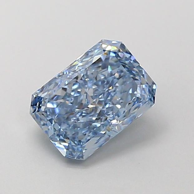 1.14 Ct. Fancy Vivid  Blue Radiant Lab Grown Diamond
