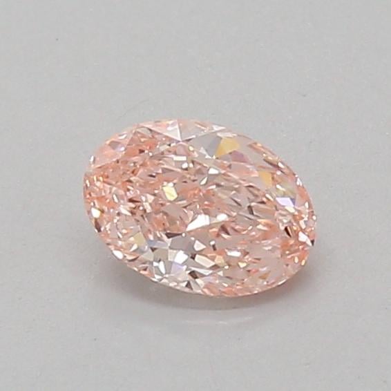 0.50 Ct. Fancy Vivid Pink Oval Lab Grown Diamond
