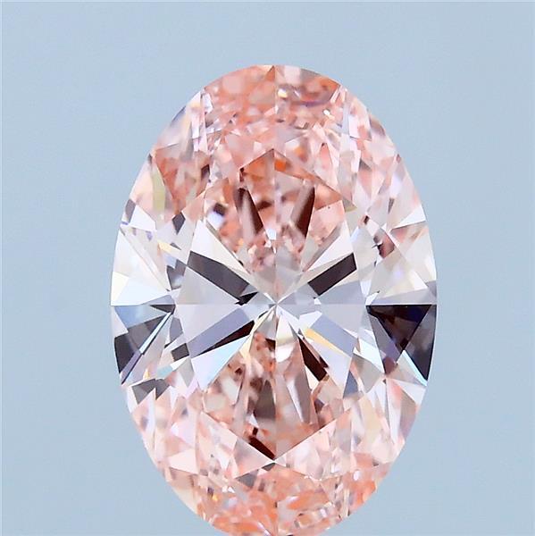 2.08 Ct. Fancy Vivid Pink Oval Lab Grown Diamond