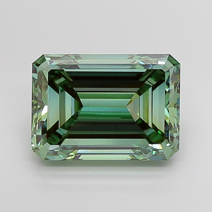 5.55 Ct. Fancy Vivid Green Emerald Lab Grown Diamond