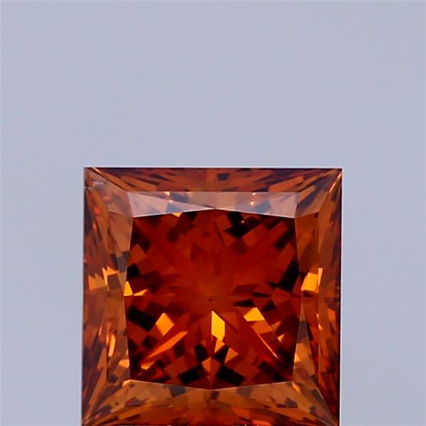 2.00 Ct. Fancy Deep Orange Princess Lab Grown Diamond