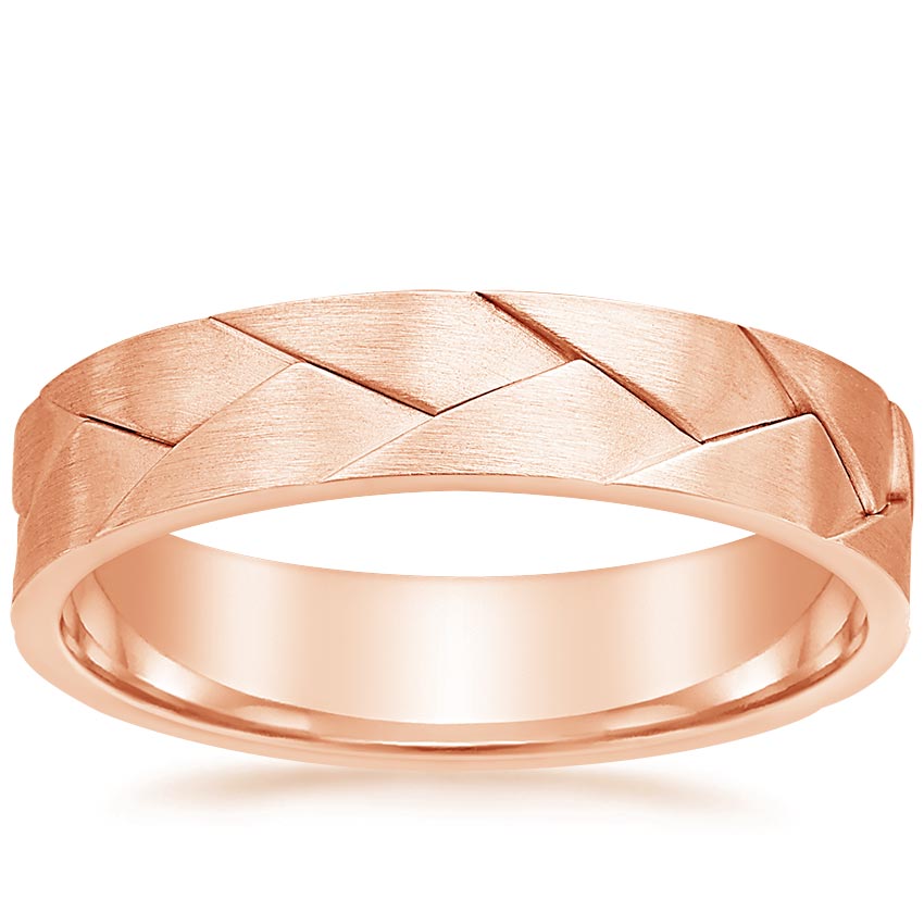 Rose Gold Lassen Wedding Ring