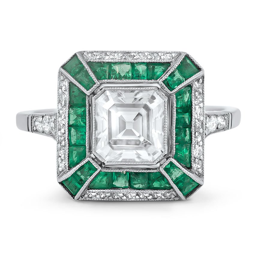 Art Deco Diamond Vintage Ring | Tracie | Brilliant Earth