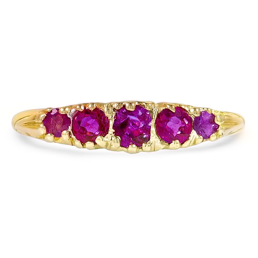 Victorian Ruby Vintage Ring