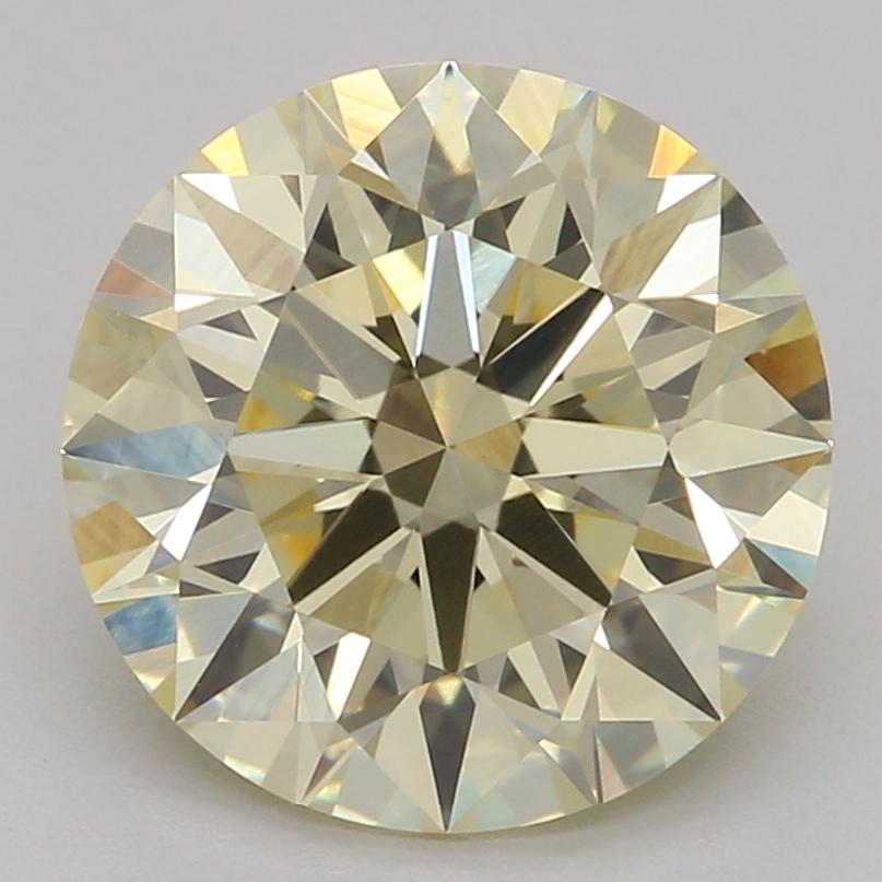 2.00 Ct. Fancy Yellow Round Lab Grown Diamond