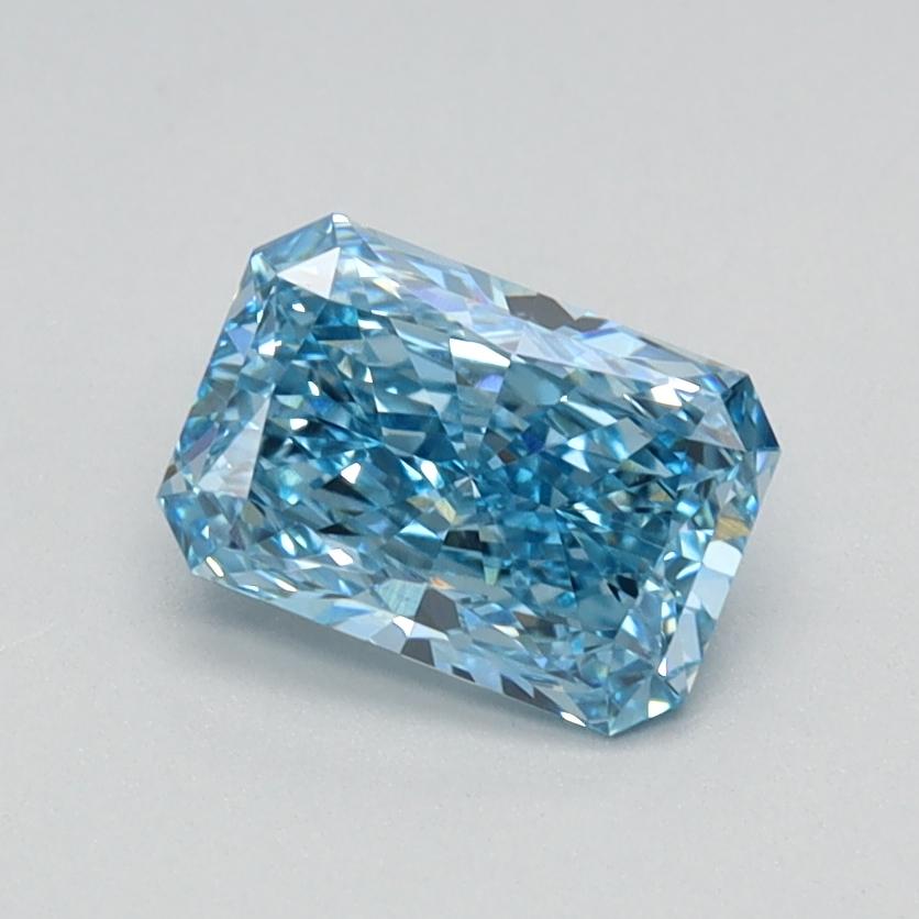 0.75 Ct. Fancy Vivid Blue Radiant Lab Grown Diamond