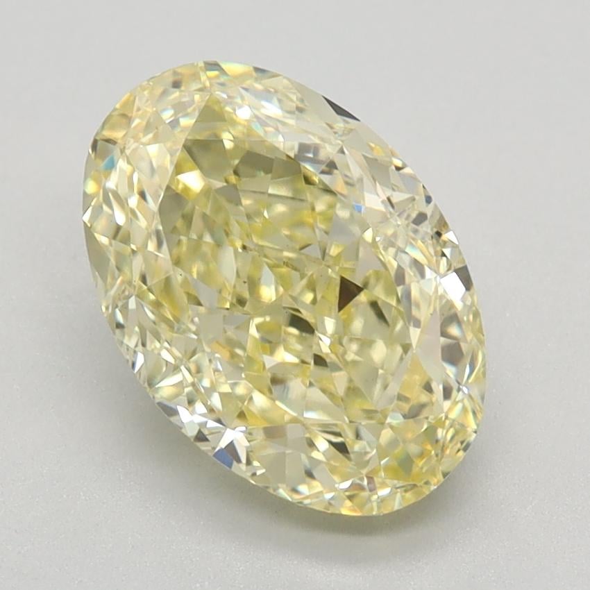 2.26 Ct. Fancy Intense Yellow Oval Lab Grown Diamond