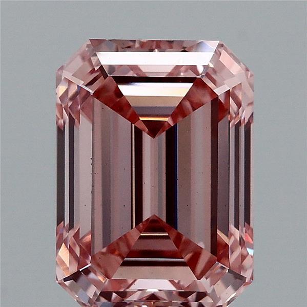 3.01 Ct. Fancy Intense Pink Emerald Lab Grown Diamond