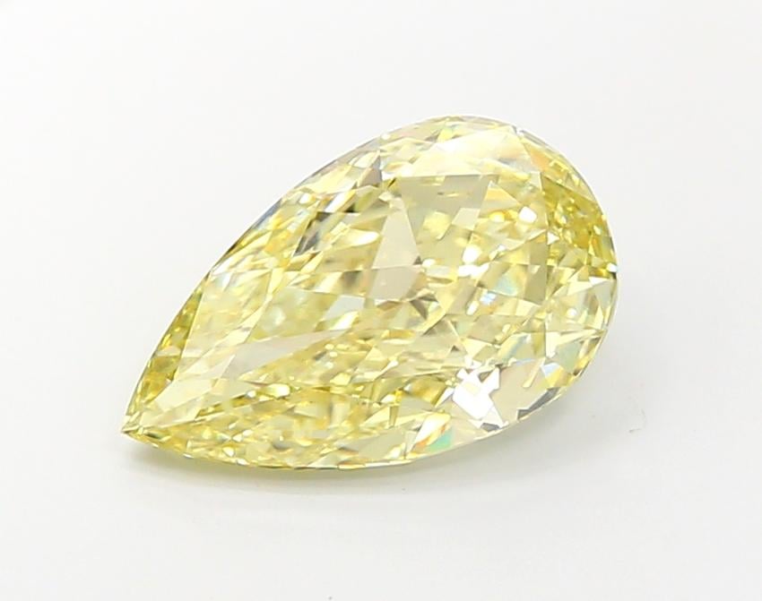 5.73 Ct. Fancy Yellow Pear Lab Grown Diamond