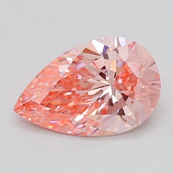 1.78 Ct. Fancy Vivid  Pink Pear Lab Grown Diamond