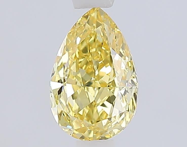 1.02 Ct. Fancy Intense  Yellow Pear Lab Grown Diamond