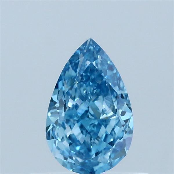 0.55 Ct. Fancy Vivid Blue Pear Lab Grown Diamond