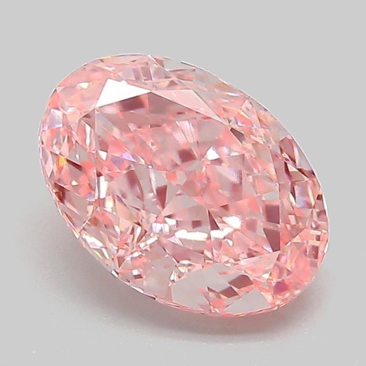 1.93 Ct. Fancy Vivid  Pink Oval Lab Grown Diamond