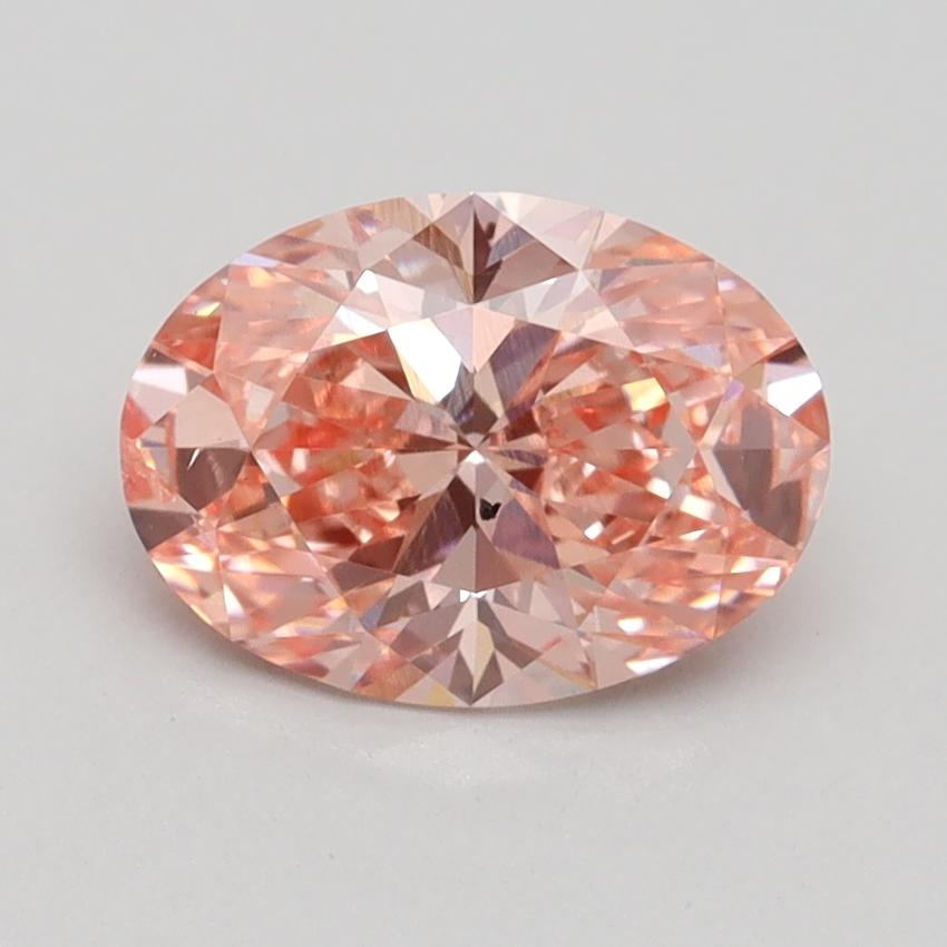 1.50 Ct. Fancy Intense Pink Oval Lab Grown Diamond