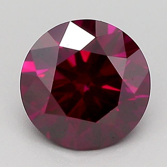1.30 Ct. Fancy Red Round Lab Grown Diamond