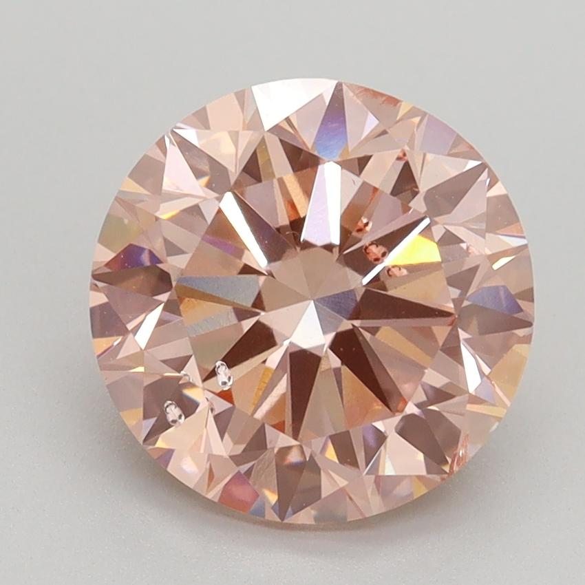 3.00 Ct. Fancy Intense Pink Round Lab Grown Diamond
