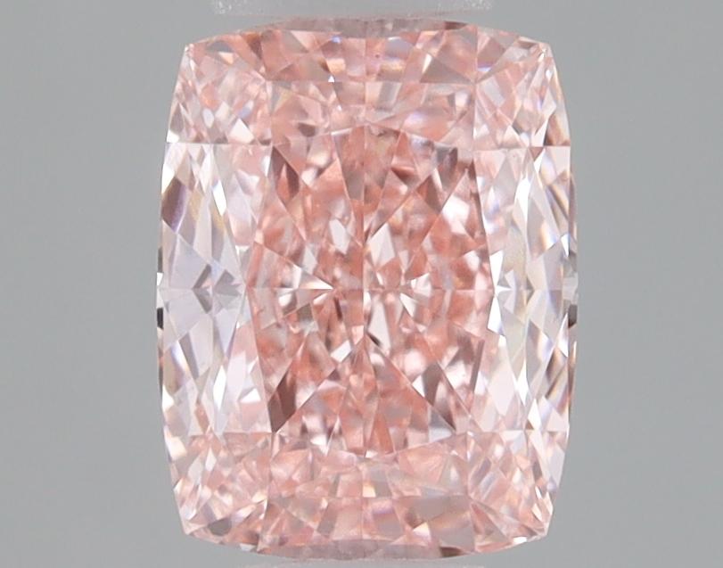 0.80 Ct. Fancy Vivid Pink Cushion Lab Grown Diamond